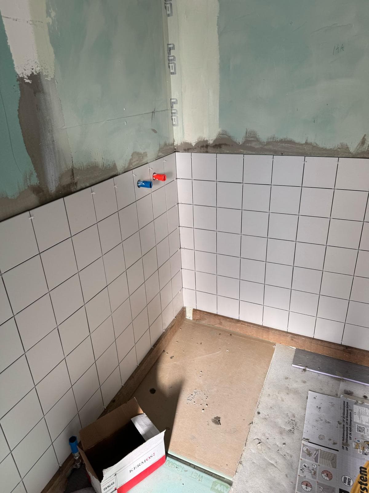 VVS-råinstallation og montering